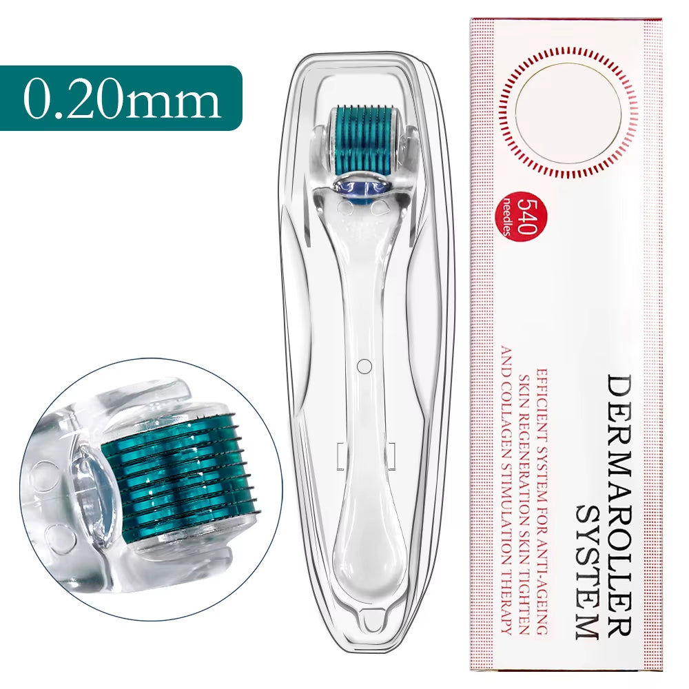 Professional Beauty Derma Roller Micro Face Roll Hair Growth for Skin Facial Hair Beard Scalp Micro Needle Face Roller Skin Care